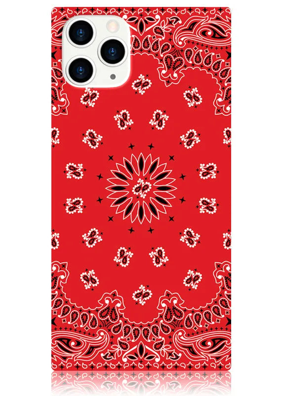 SQUARE® Red Bandana iPhone Case