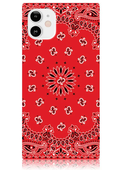 SQUARE® Red Bandana iPhone Case