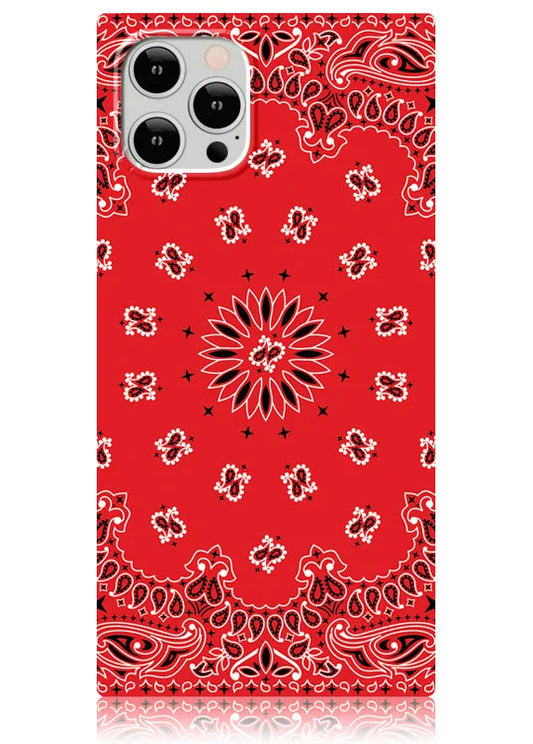 SQUARE® Red Bandana iPhone Case