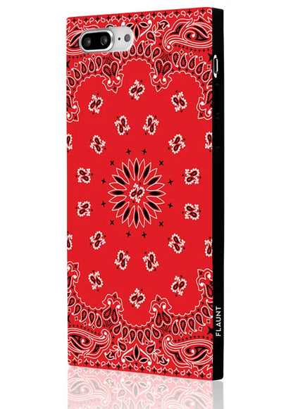 SQUARE® Red Bandana iPhone Case