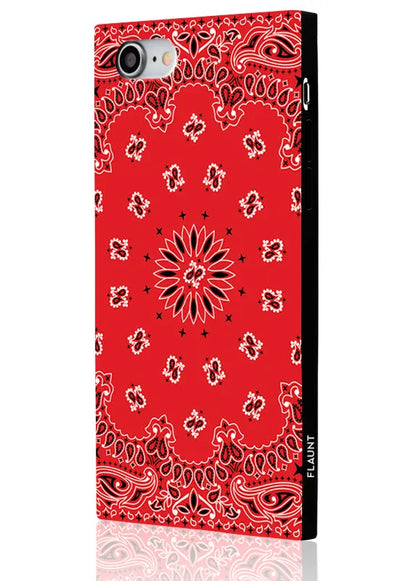 SQUARE® Red Bandana iPhone Case