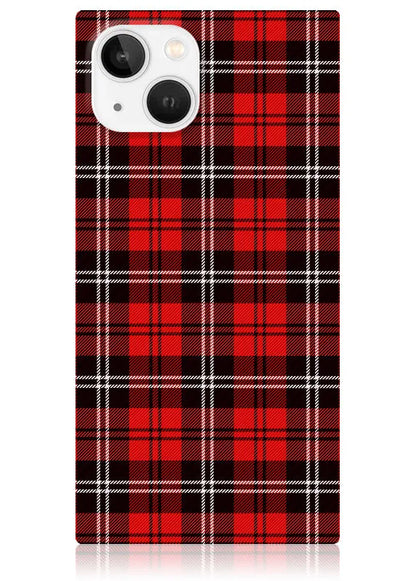 SQUARE® Red Plaid iPhone Case