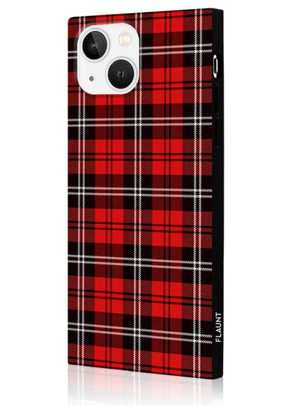 SQUARE® Red Plaid iPhone Case