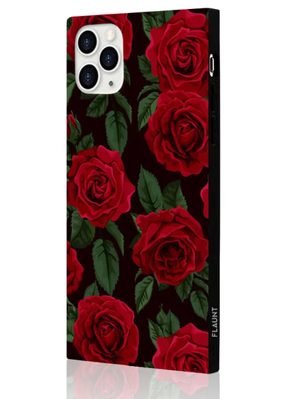 SQUARE® Rose Print iPhone Case