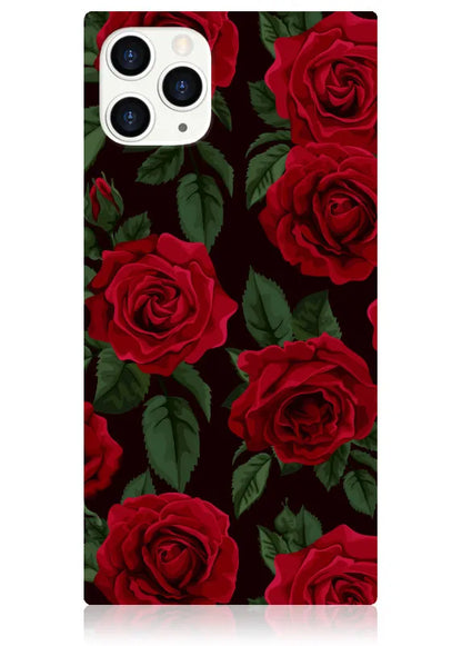 SQUARE® Rose Print iPhone Case