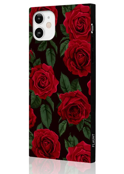 SQUARE® Rose Print iPhone Case