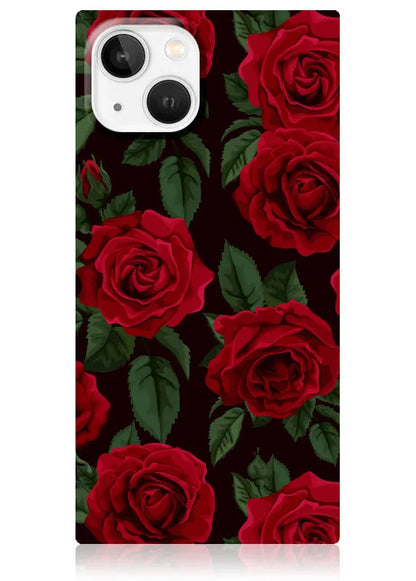 SQUARE® Rose Print iPhone Case