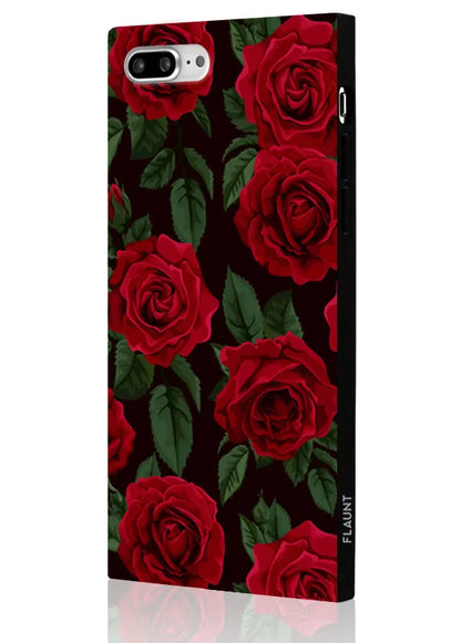 SQUARE® Rose Print iPhone Case