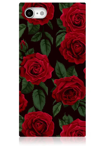 SQUARE® Rose Print iPhone Case
