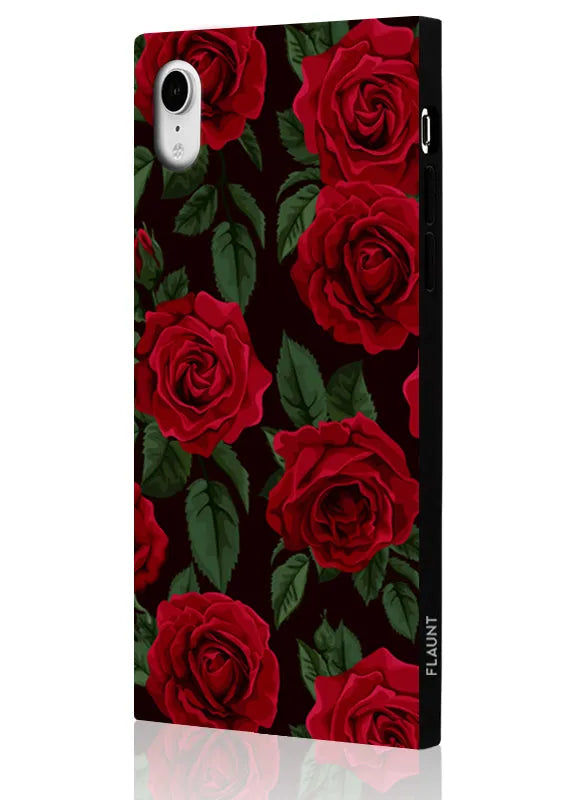 SQUARE® Rose Print iPhone Case