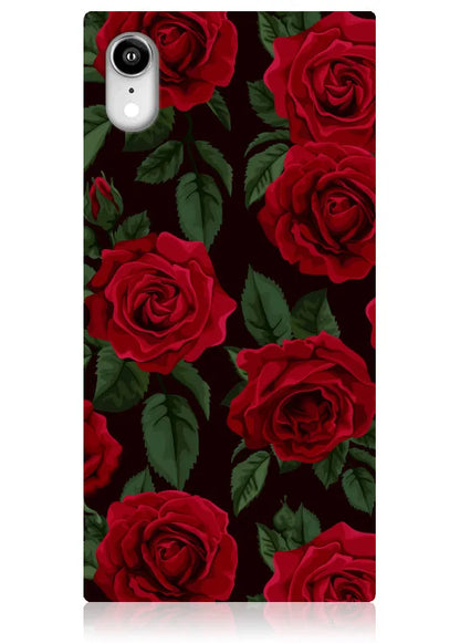 SQUARE® Rose Print iPhone Case