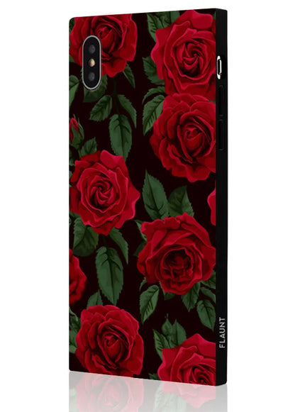 SQUARE® Rose Print iPhone Case