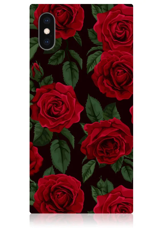 SQUARE® Rose Print iPhone Case