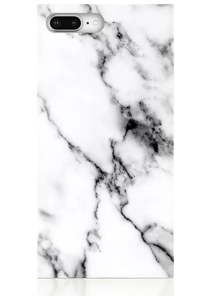 SQUARE® White Marble iPhone Case
