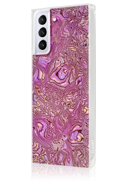 SQUARE® Pink Abalone Shell Galaxy Case