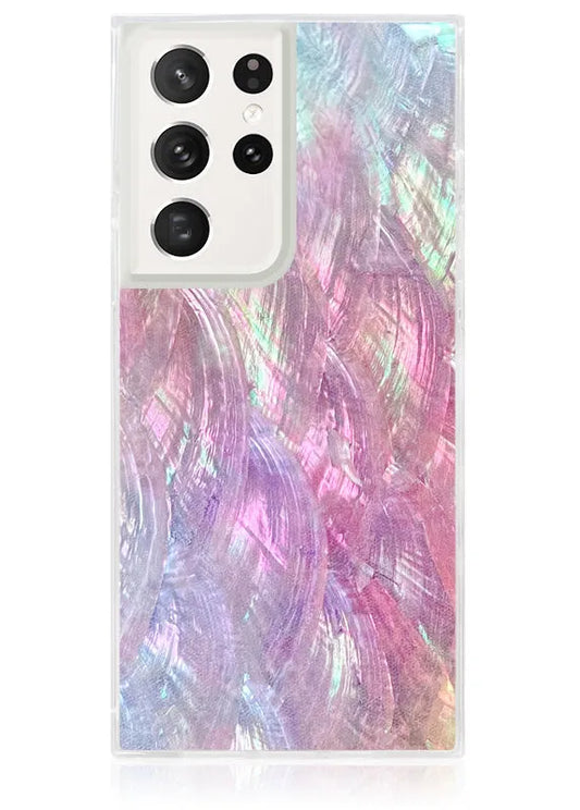 SQUARE® Pink Mother of Pearl Galaxy Case