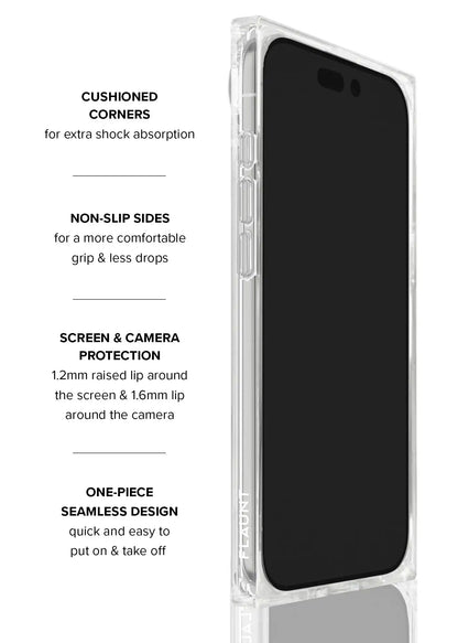 SQUARE® Pink Mother of Pearl iPhone Case