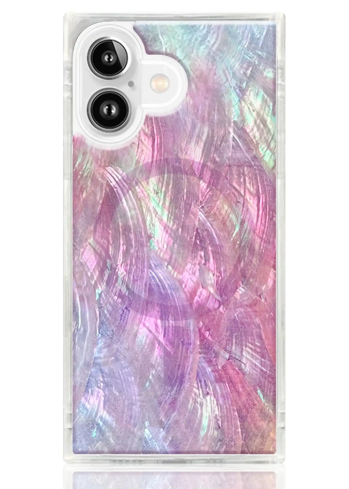 SQUARE® Pink Mother of Pearl iPhone Case