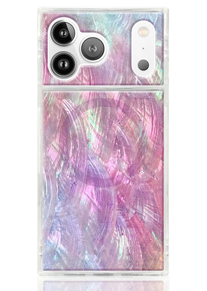 SQUARE® Pink Mother of Pearl iPhone Case