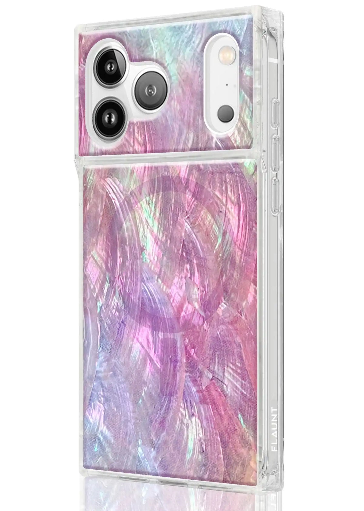 SQUARE® Pink Mother of Pearl iPhone Case