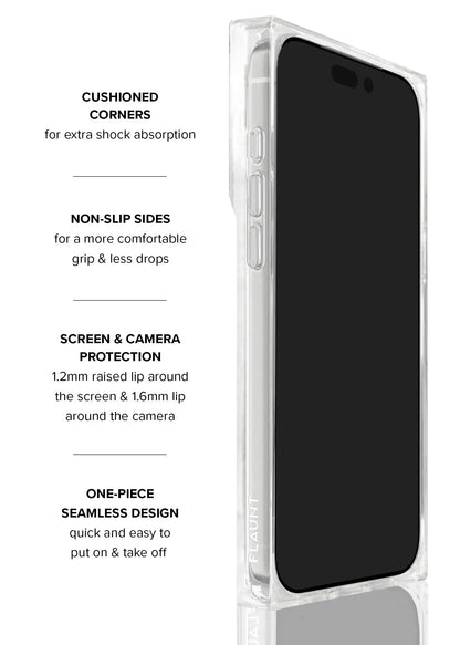 SQUARE® Pink Mother of Pearl iPhone Case