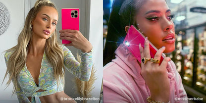 SQUARE® Neon Pink iPhone Case