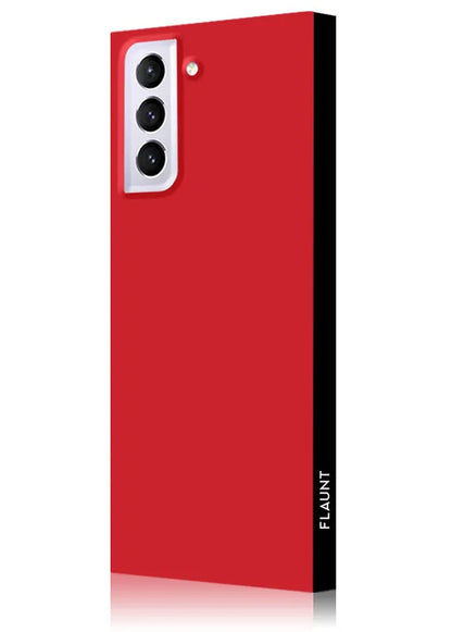SQUARE® Red Galaxy Case