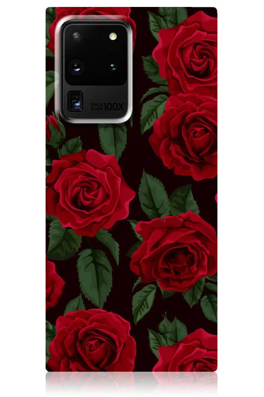 SQUARE® Rose Print Galaxy Case