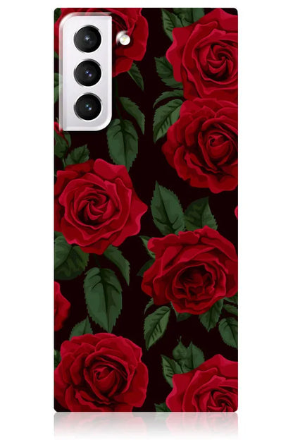 SQUARE® Rose Print Galaxy Case