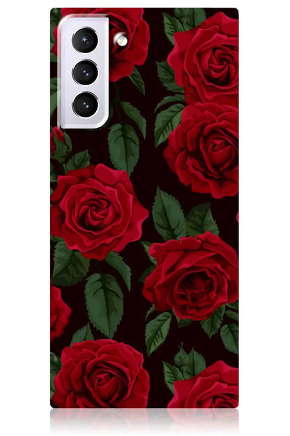 SQUARE® Rose Print Galaxy Case