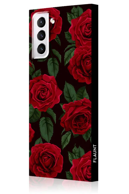 SQUARE® Rose Print Galaxy Case