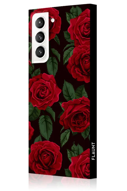 SQUARE® Rose Print Galaxy Case