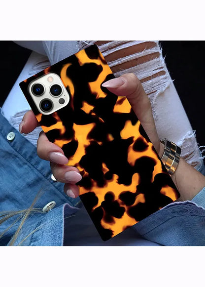 SQUARE® Tortoise Print Pixel Case