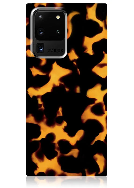 SQUARE® Tortoise Print Galaxy Case