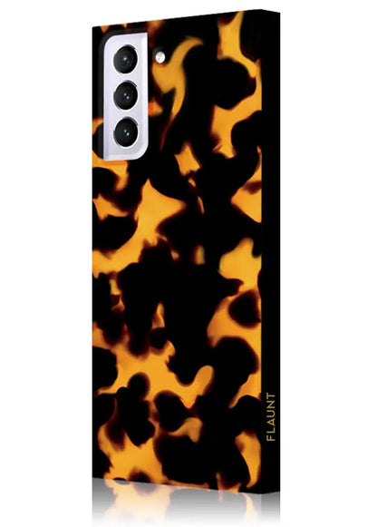 SQUARE® Tortoise Print Galaxy Case