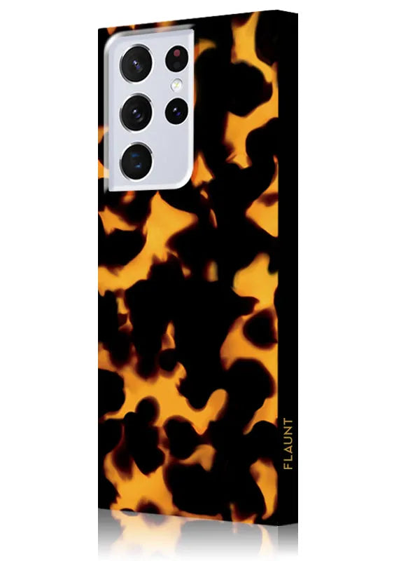SQUARE® Tortoise Print Galaxy Case