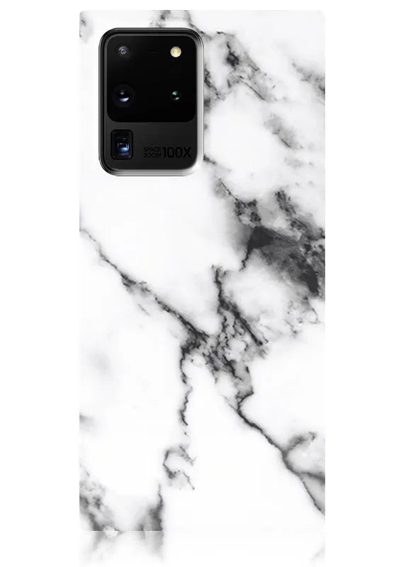 SQUARE® White Marble Galaxy Case