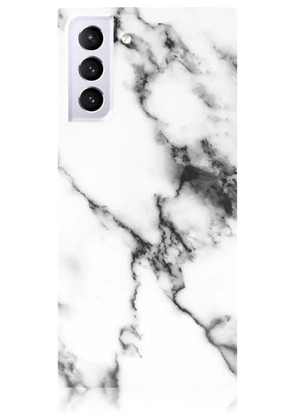 SQUARE® White Marble Galaxy Case