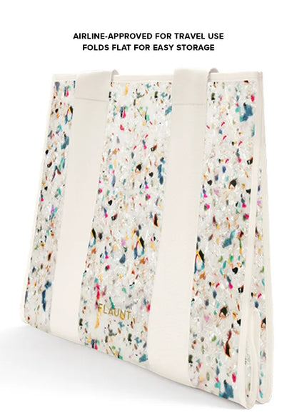 Rainbow Confetti Tortoise Everyday Tote Bag