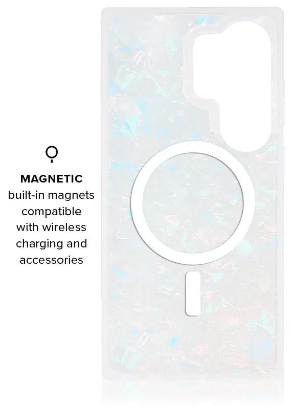 SQUARE® Opal Shell Galaxy Case