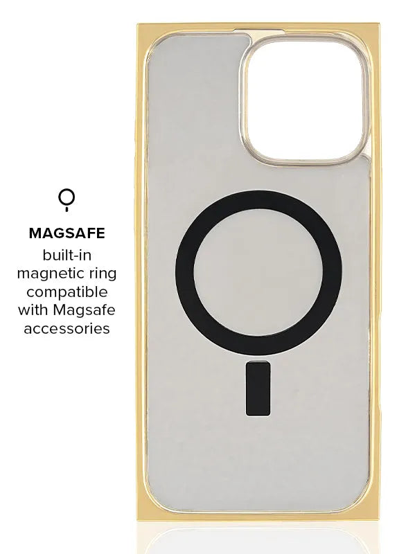 Elite Collection - SQUARE® Gold Crystal Elegance iPhone Case
