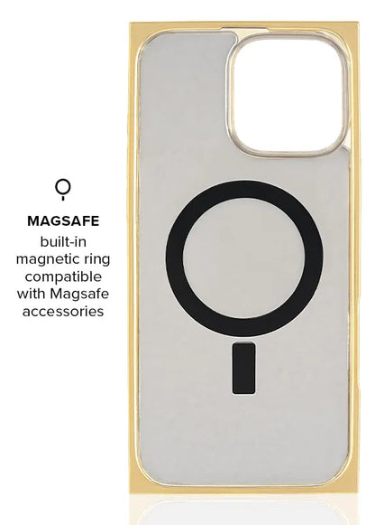 Elite Collection - SQUARE® Gold Crystal Elegance iPhone Case