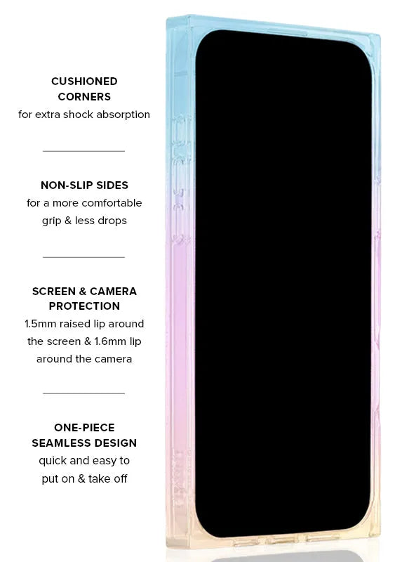 Elite Collection - SQUARE® Iridescent Crystal Elegance iPhone Case