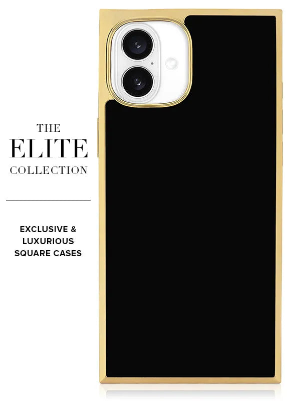 Elite Collection - SQUARE® Gilded Onyx iPhone Case