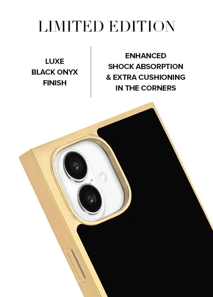 Elite Collection - SQUARE® Gilded Onyx iPhone Case