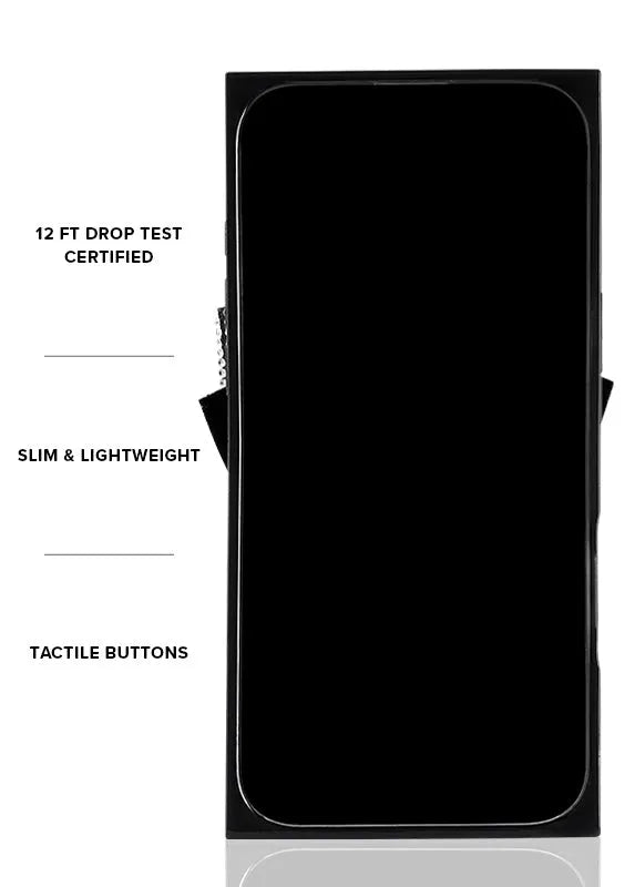 Elite Collection - SQUARE® Black Velvet Bow Brilliance iPhone Case (Not MagSafe Compatible)