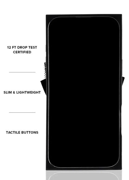 Elite Collection - SQUARE® Black Velvet Bow Brilliance iPhone Case (Not MagSafe Compatible)