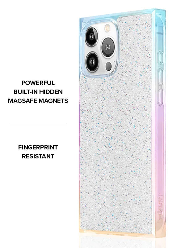 Elite Collection - SQUARE® Iridescent Crystal Elegance iPhone Case