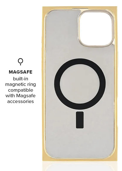 Elite Collection - SQUARE® Gold Crystal Elegance iPhone Case