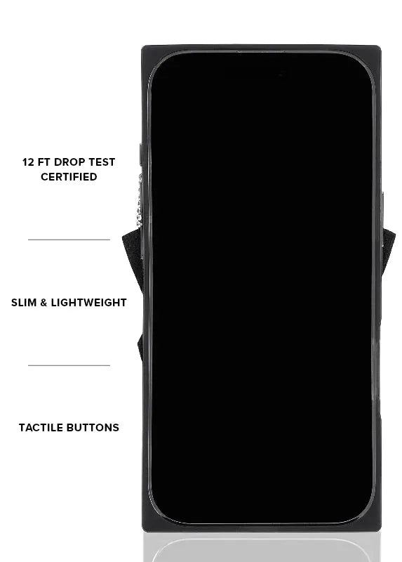 Elite Collection - SQUARE® Black Velvet Bow Brilliance iPhone Case (Not MagSafe Compatible)